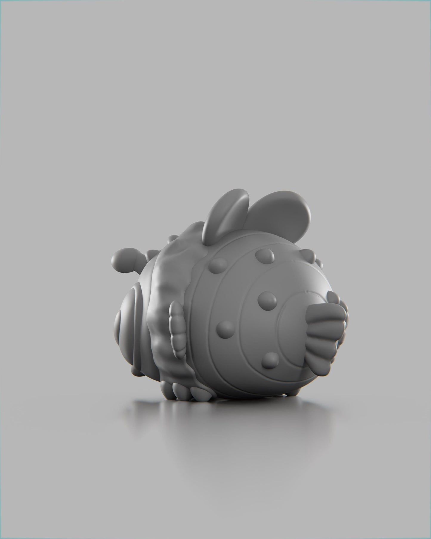 Puffeebee - UNPAINTED 3D Resin Figure - Grumpii Art Toy