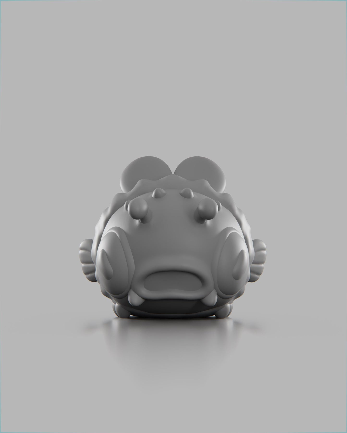 Puffeebee - UNPAINTED 3D Resin Figure - Grumpii Art Toy