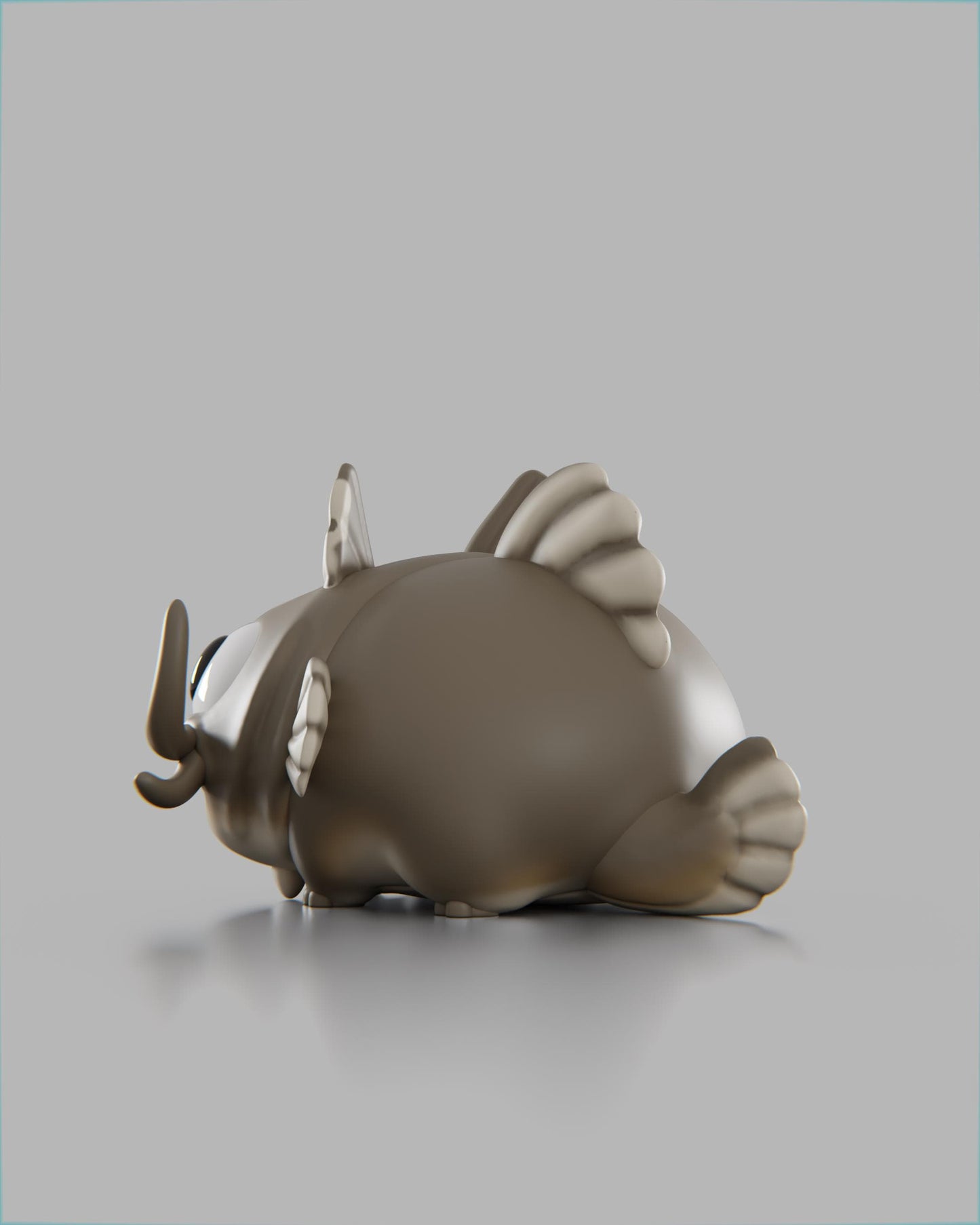 Catfish - UNPAINTED 3D Resin Figure - Grumpii Art Toy