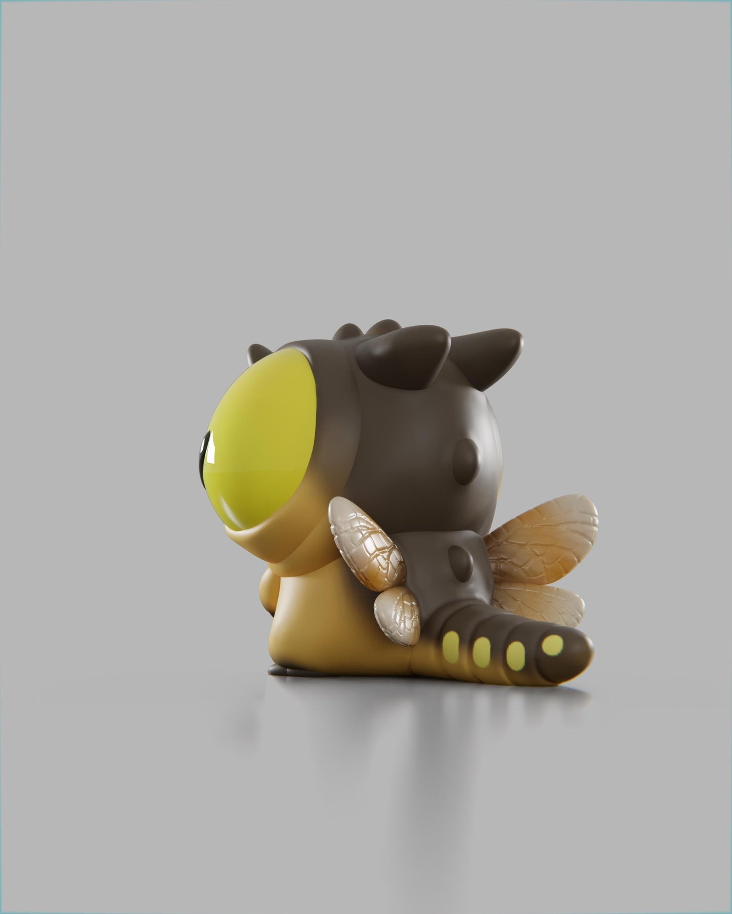 Dragonfly - UNPAINTED 3D Resin Figure - Grumpii Art Toy