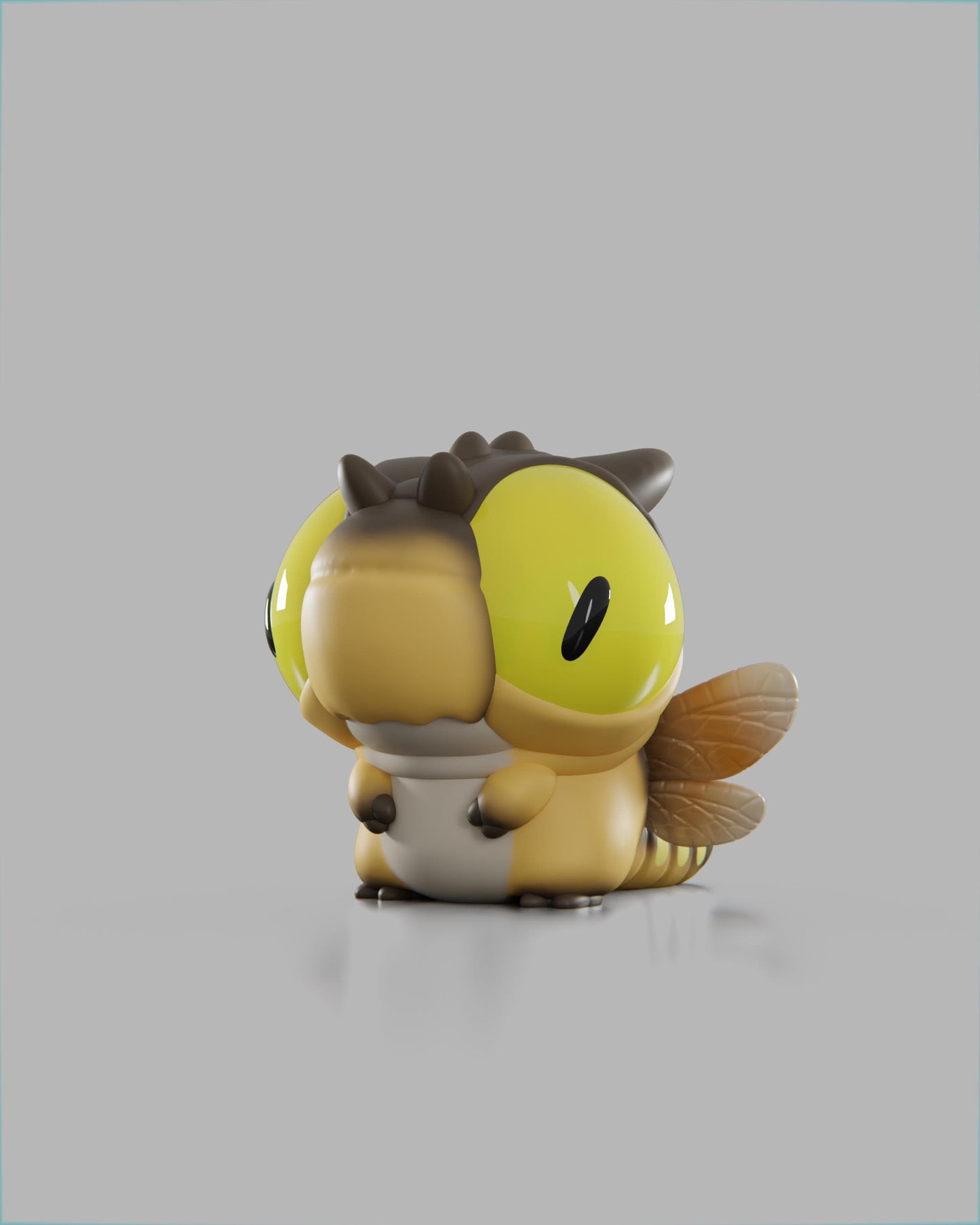 Dragonfly - UNPAINTED 3D Resin Figure - Grumpii Art Toy