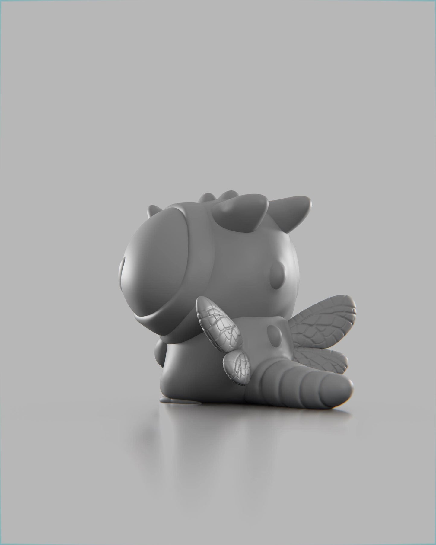 Dragonfly - UNPAINTED 3D Resin Figure - Grumpii Art Toy