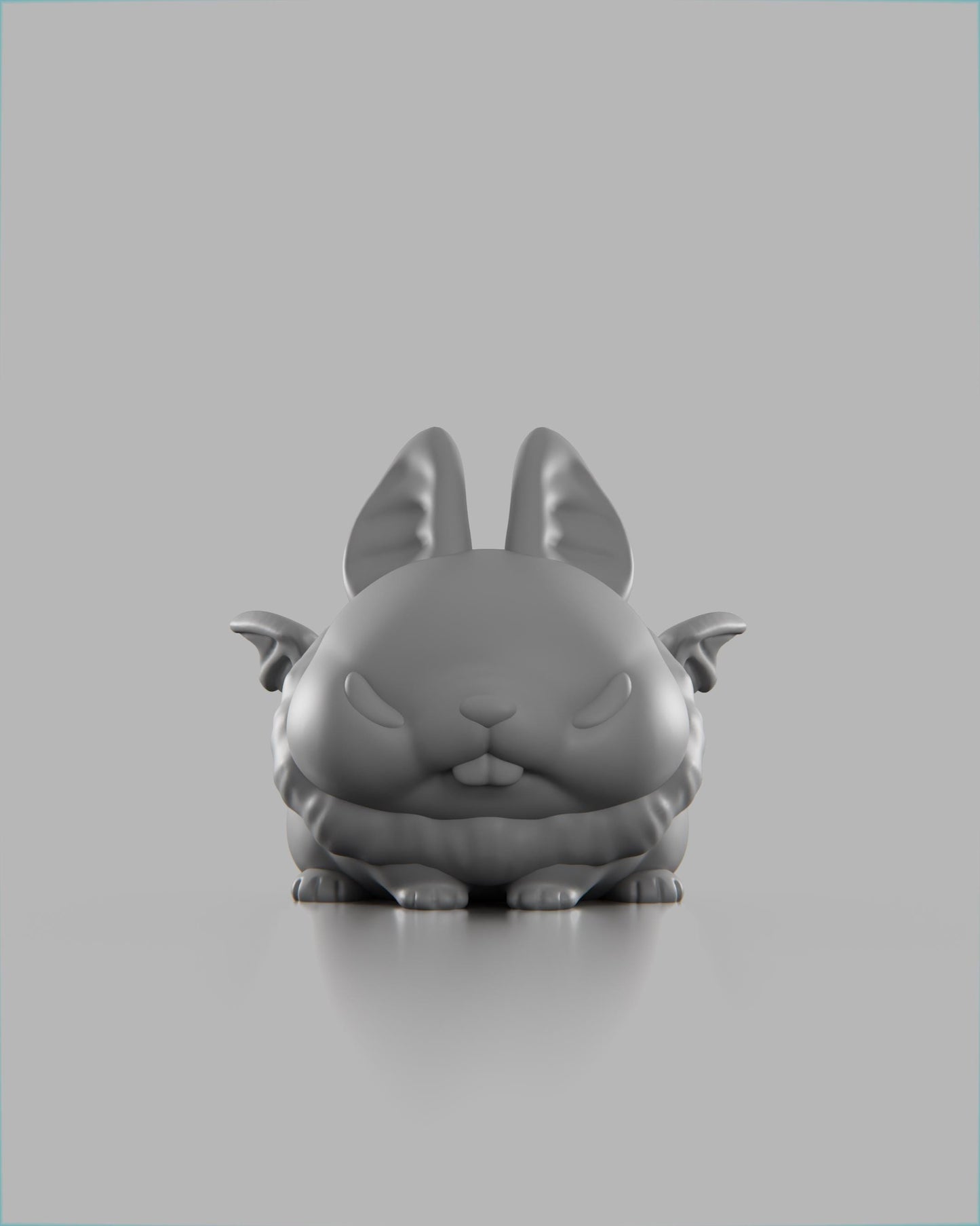 Batbunny - UNPAINTED 3D Resin Figure - Grumpii Art Toy