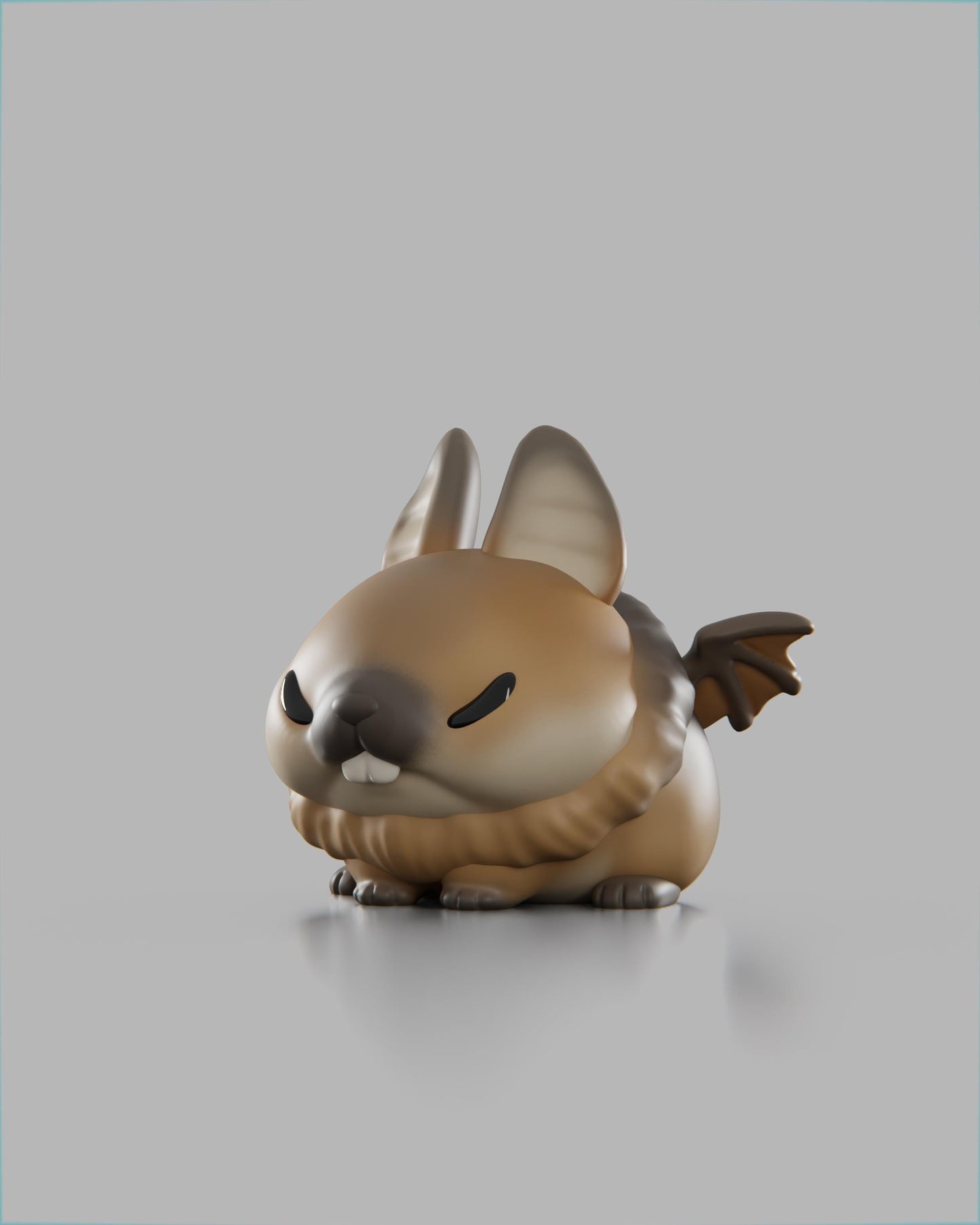Batbunny - UNPAINTED 3D Resin Figure - Grumpii Art Toy