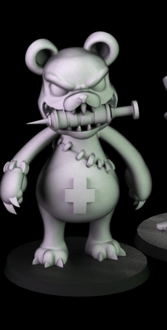 Little Bad Doctors - UNPAINTED 3D Resin Figure - Crosslances