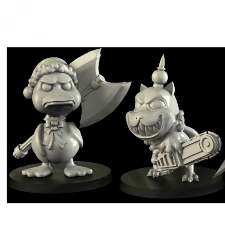 Holiday Critters - UNPAINTED 3D Resin Figure - Crosslances