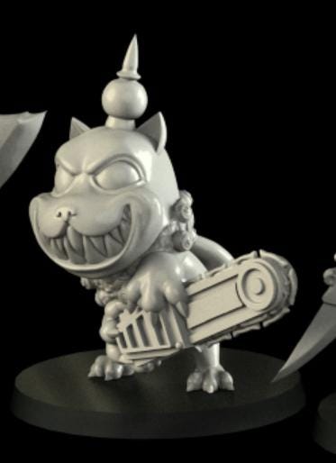 Holiday Critters - UNPAINTED 3D Resin Figure - Crosslances