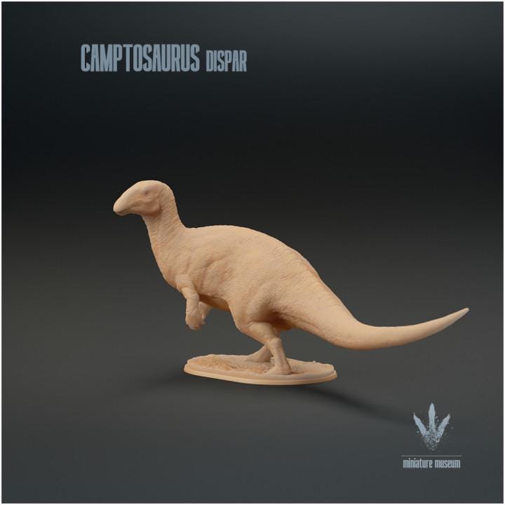 Camptosaurus dispar : The Flexible Lizard - UNPAINTED 3D Resin Figure - Miniature Museum