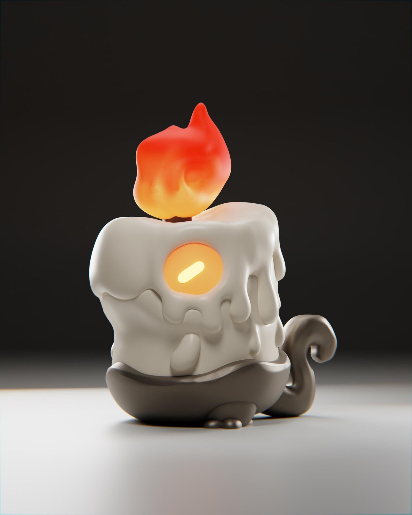 Wickii - UNPAINTED 3D Resin Figure - Grumpii Art Toy