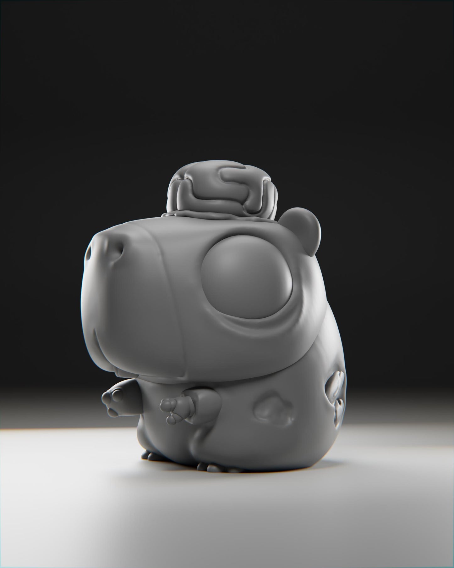 Zombiibara - UNPAINTED 3D Resin Figure - Grumpii Art Toy