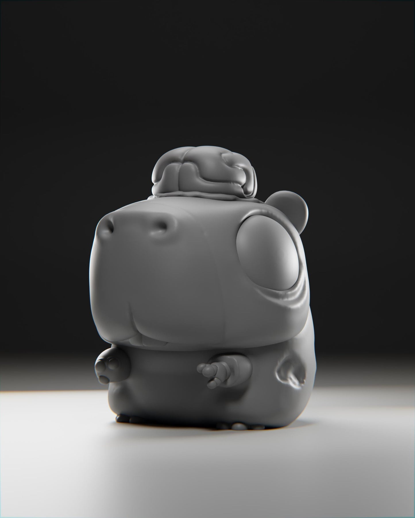 Zombiibara - UNPAINTED 3D Resin Figure - Grumpii Art Toy