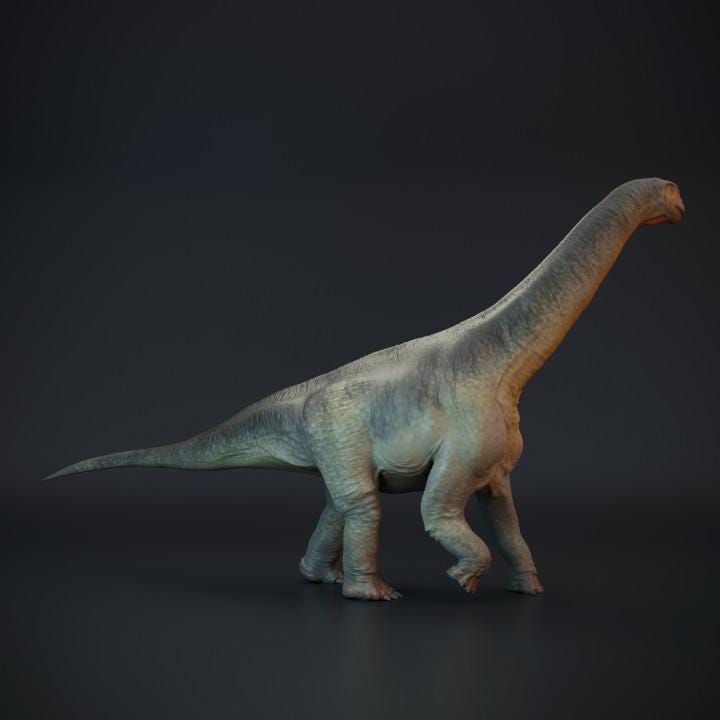 Camarasaurus walking - dinosaur sauropod - UNPAINTED 3D Resin Figure - Dino and Dog Miniatures