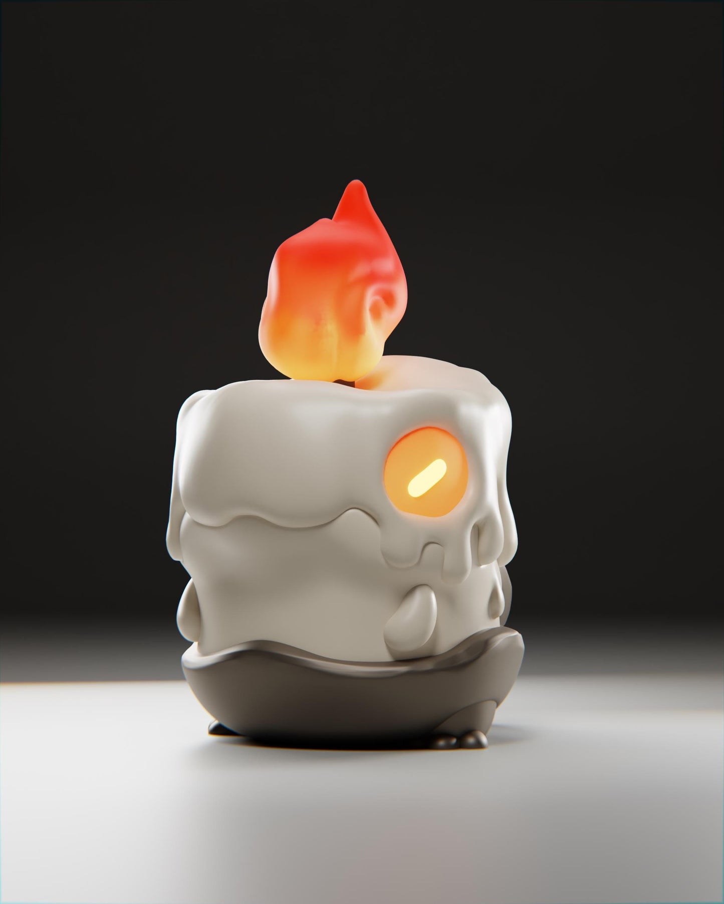 Wickii - UNPAINTED 3D Resin Figure - Grumpii Art Toy