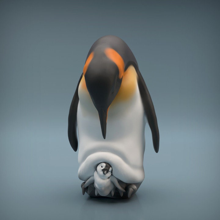 Emperor Penguin - UNPAINTED - Animal Den Miniatures