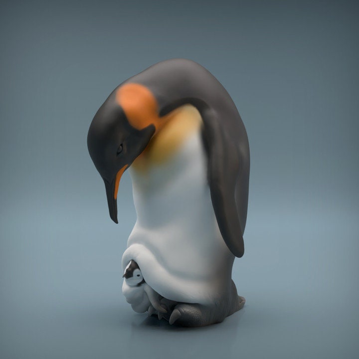 Emperor Penguin - UNPAINTED - Animal Den Miniatures