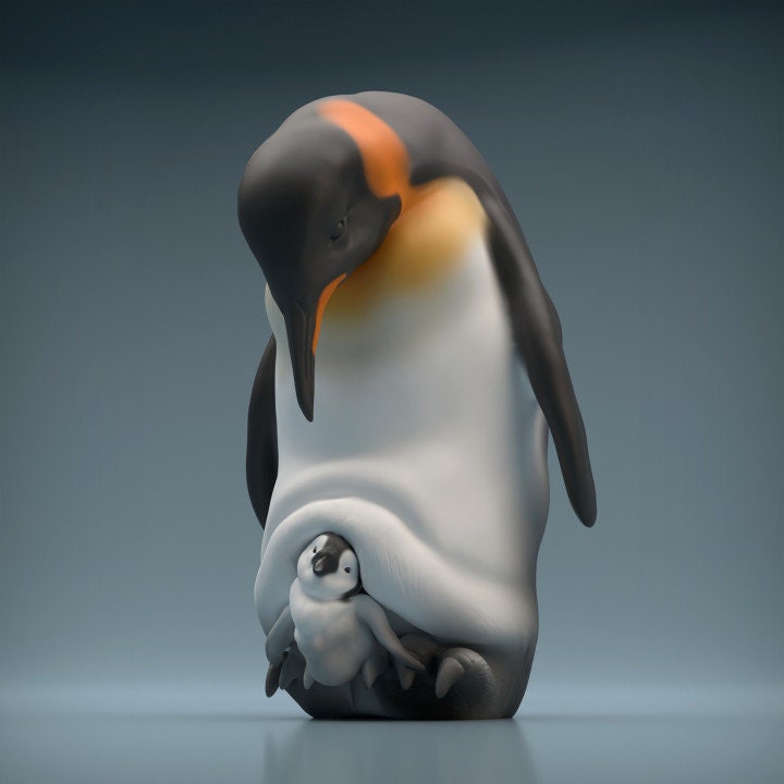 Emperor Penguin - UNPAINTED - Animal Den Miniatures
