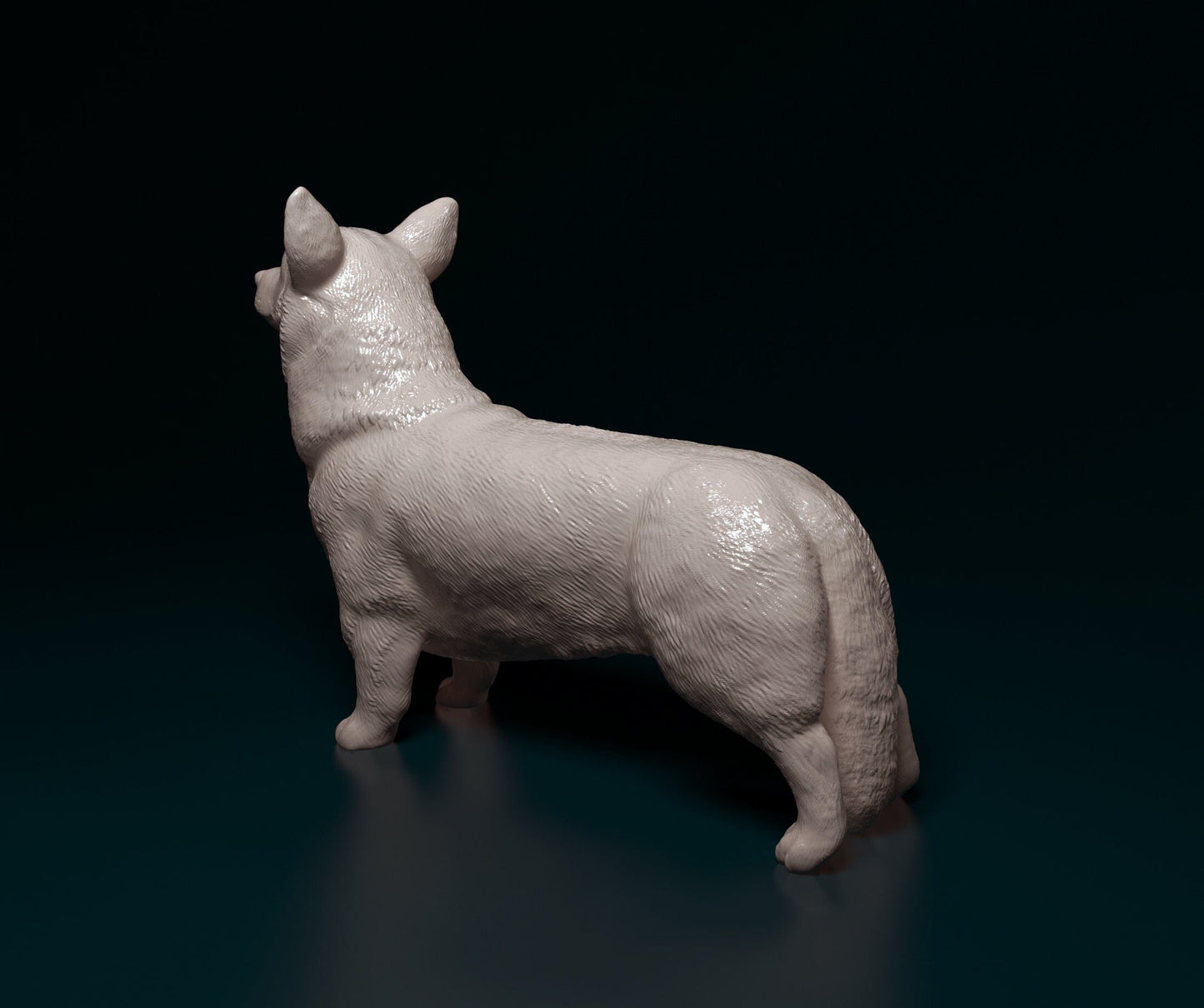 Corgi - Pembroke Welsh Corgi - Sterocat 3D Resin Print
