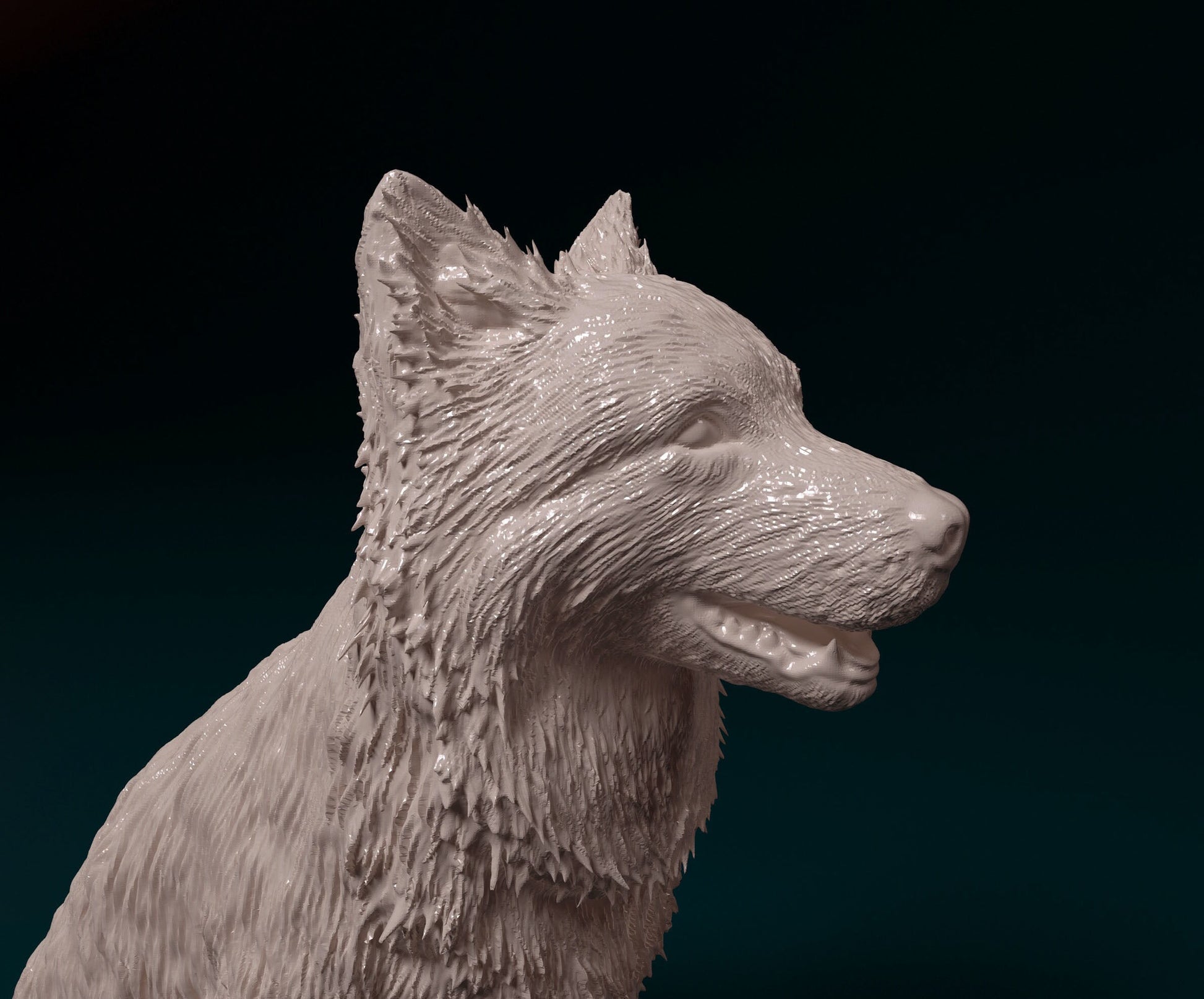 Border Collie - Sterocat 3d Resin Print