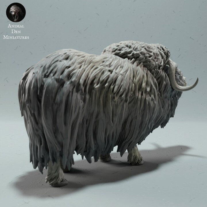 Muskox - UNPAINTED - Animal Den Miniatures