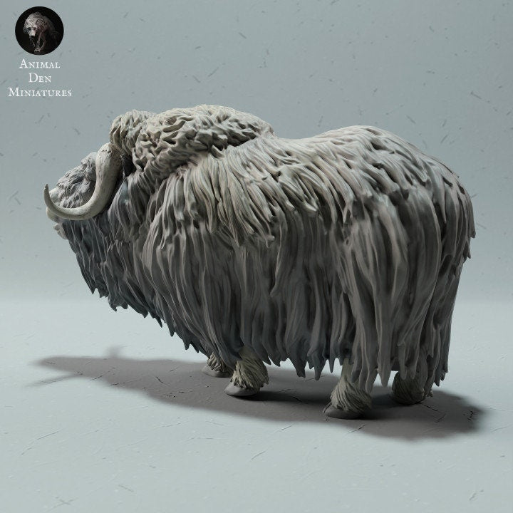 Muskox - UNPAINTED - Animal Den Miniatures