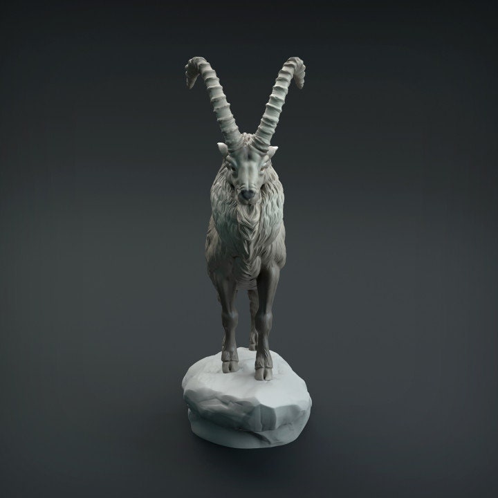 Siberian Ibex - UNPAINTED - Animal Den Miniatures