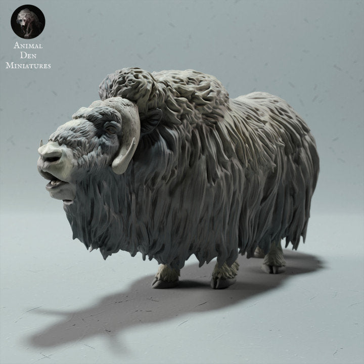 Muskox - UNPAINTED - Animal Den Miniatures