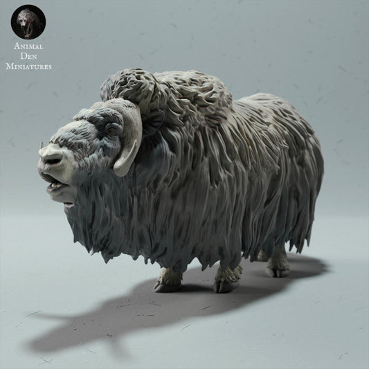 Muskox - UNPAINTED - Animal Den Miniatures