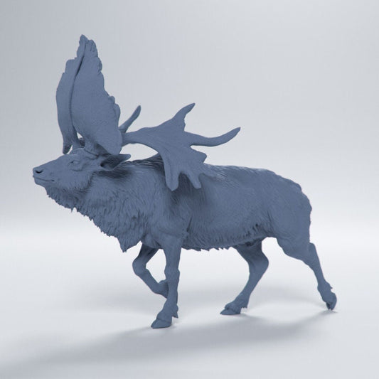 Sinomegaceros Pachyosteus - UNPAINTED - Dino and Dog Miniatures
