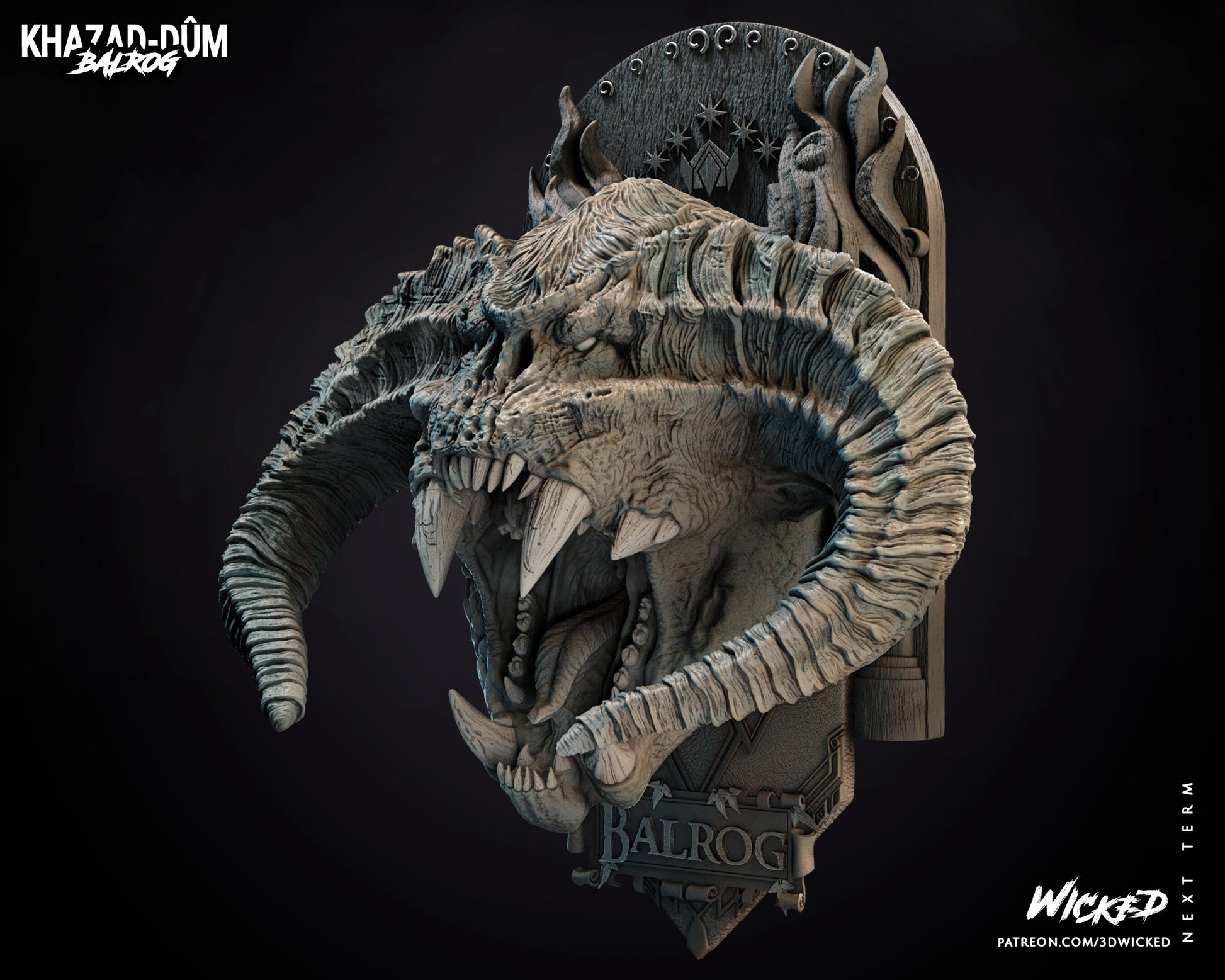 Balrog Bust - Wicked 3D Prints