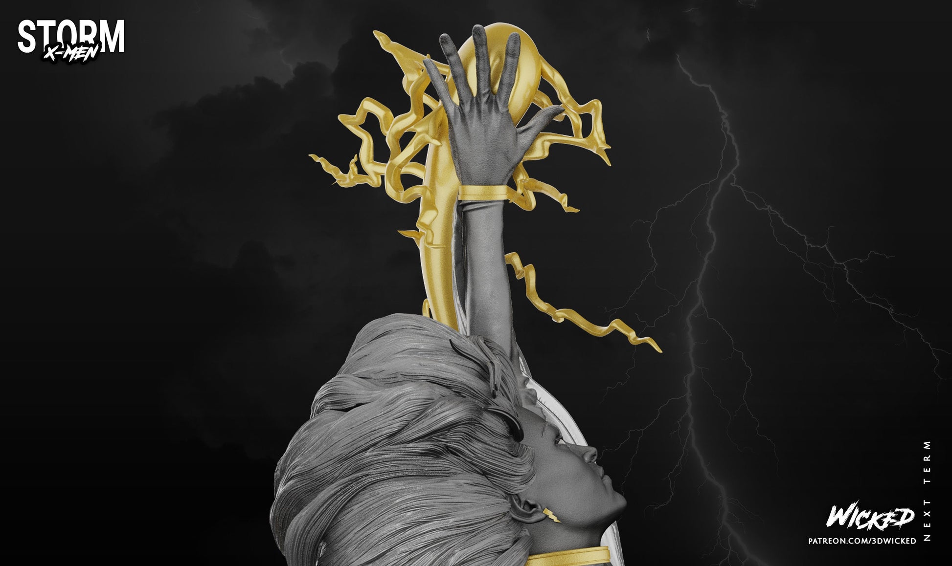 Storm - UNPAINTED - Wicked 3D Prints