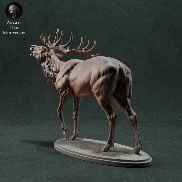 Red Deer Calling - UNPAINTED - Animal Den Miniatures