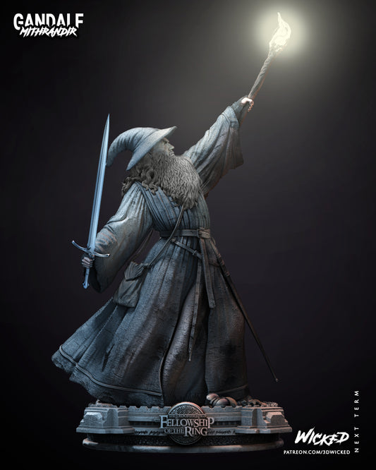 Gandalf - Unpainted FAN ART - Wicked 3D Prints