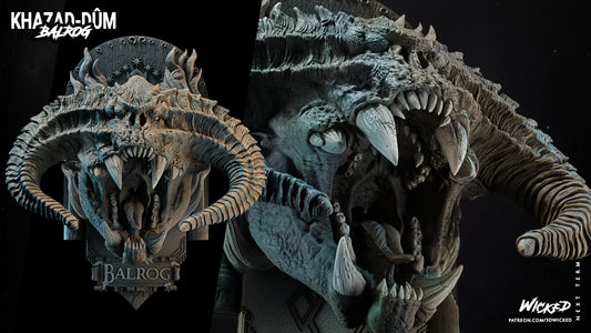 Balrog Bust - Wicked 3D Prints