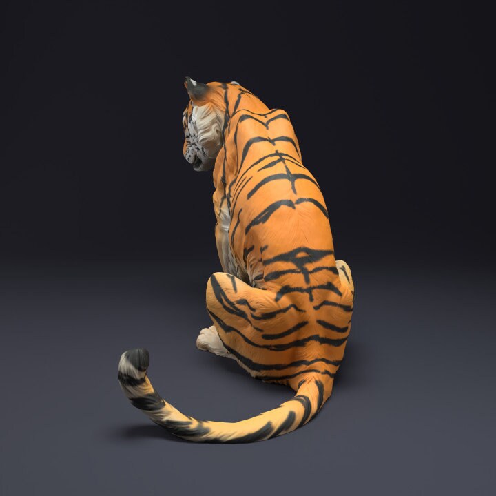 Tiger - UNPAINTED - Animal Den Miniatures