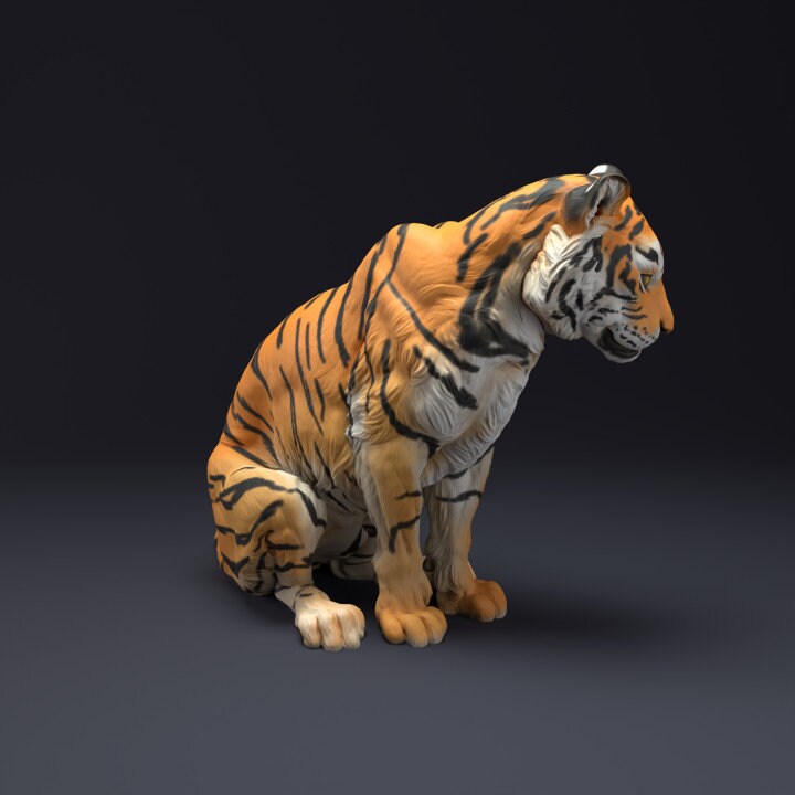 Tiger - UNPAINTED - Animal Den Miniatures
