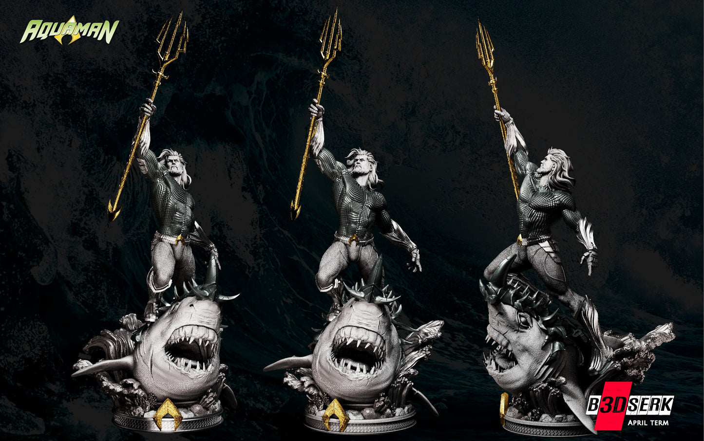 Aquaman - UNPAINTED - Wicked 3D Prints