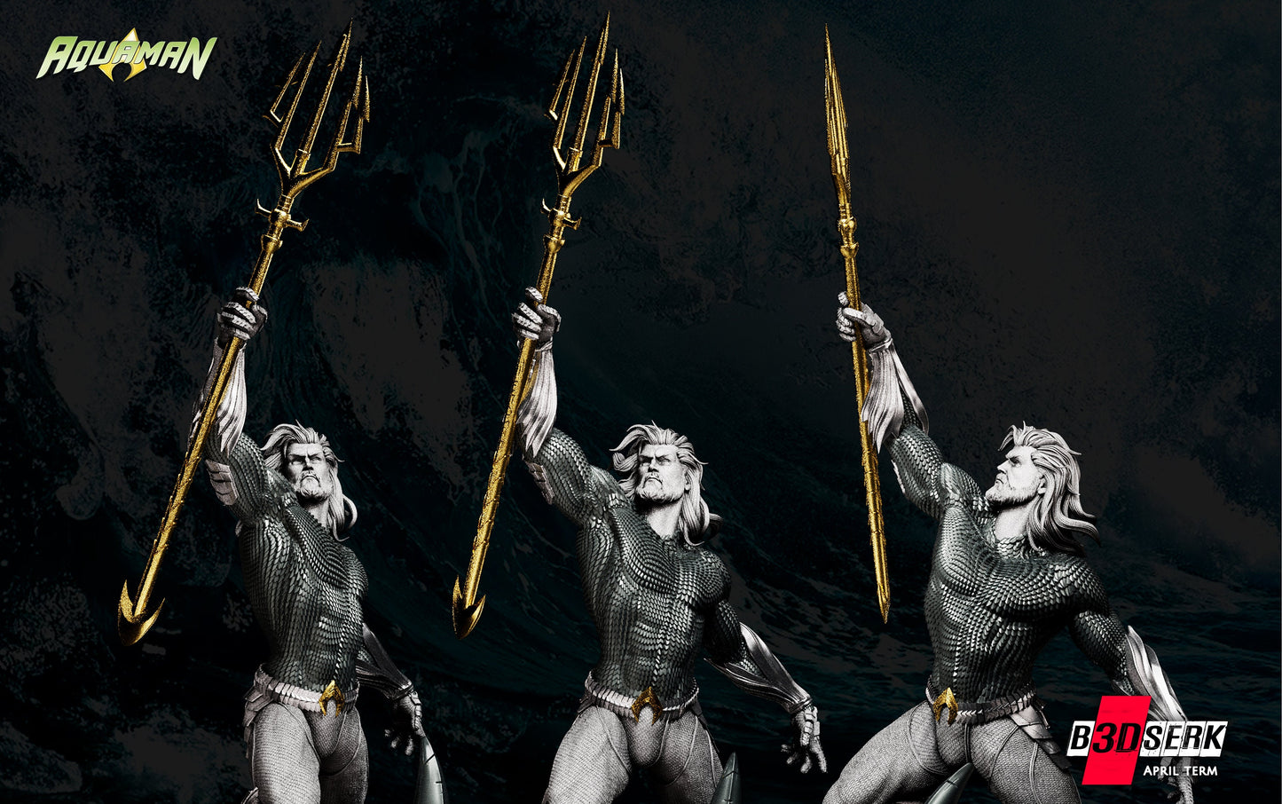 Aquaman - UNPAINTED - Wicked 3D Prints