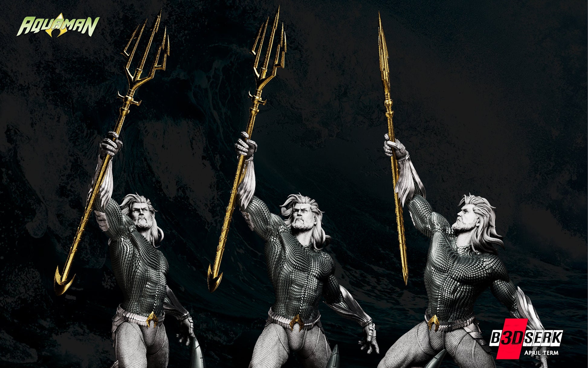 Aquaman - UNPAINTED - Wicked 3D Prints
