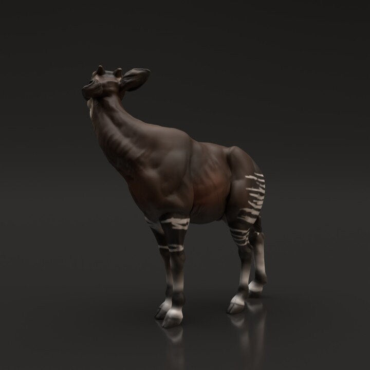 Okapi - UNPAINTED - Animal Den Miniatures