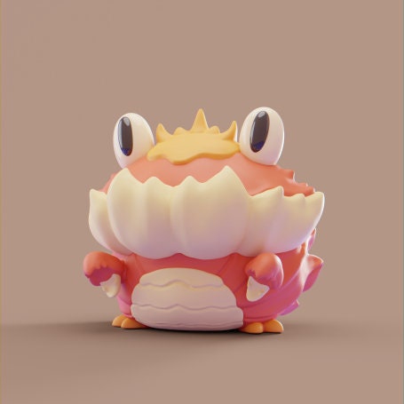 Crabii - UNPAINTED - Grumpii Art Toy