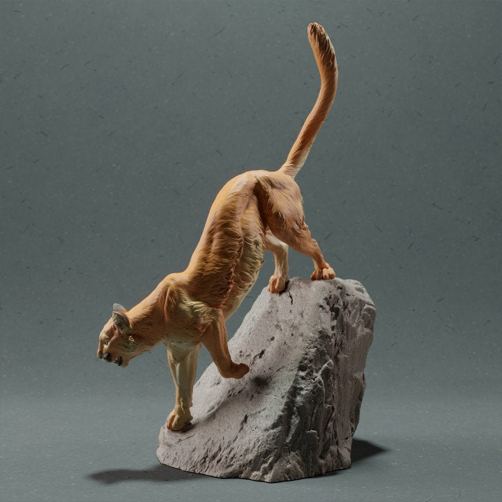 Mountain Lion - UNPAINTED - Animal Den Miniatures