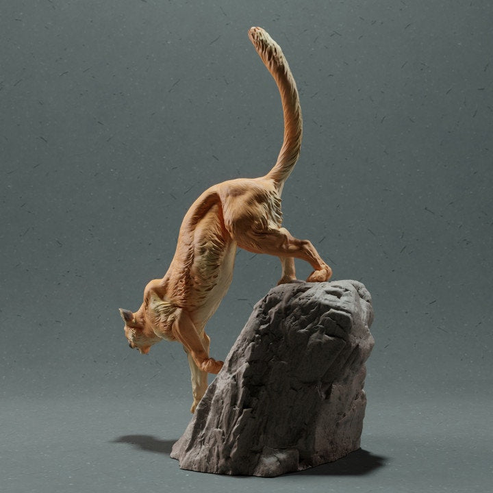 Mountain Lion - UNPAINTED - Animal Den Miniatures