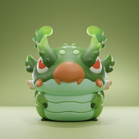 Dragonworm - UNPAINTED - Grumpii Art Toy