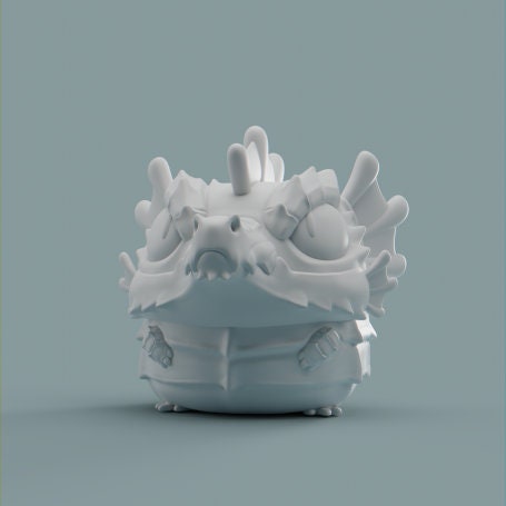 Seadragon - UNPAINTED - Grumpii Art Toy