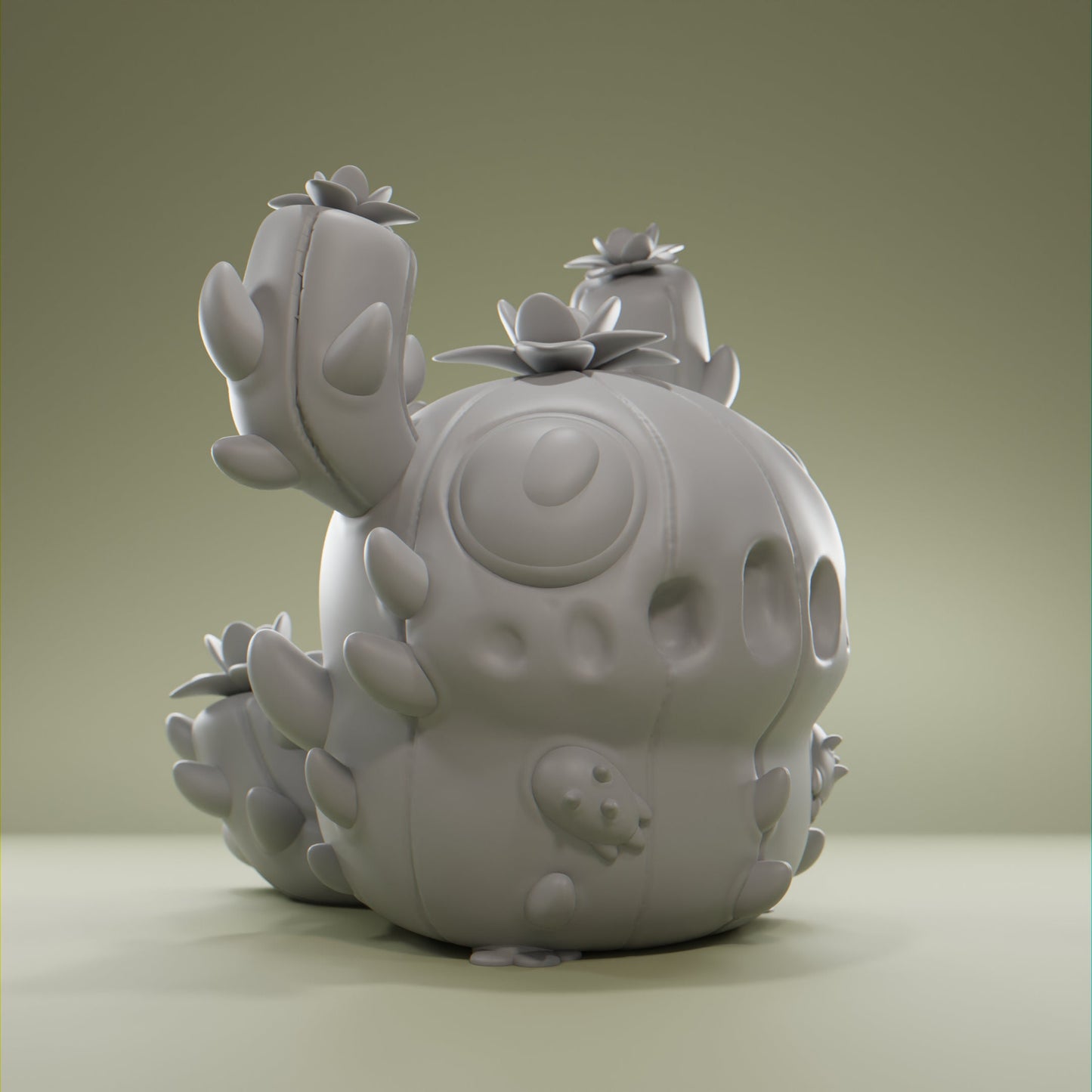 Cactii - UNPAINTED - Grumpii Art Toy