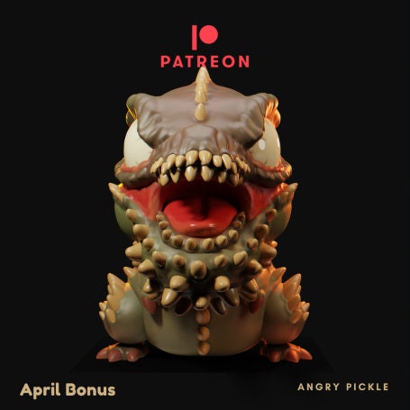 Angry Pickle - UNPAINTED - Grumpii Art Toy
