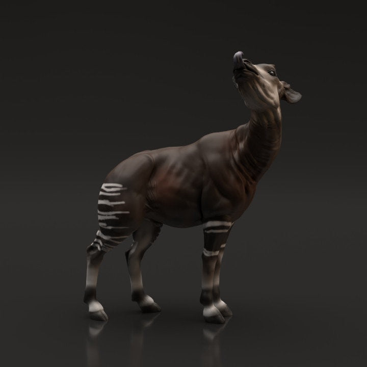 Okapi - UNPAINTED - Animal Den Miniatures