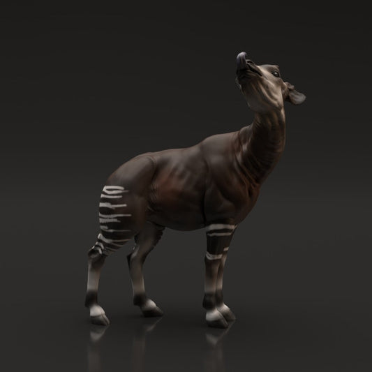 Okapi - UNPAINTED - Animal Den Miniatures