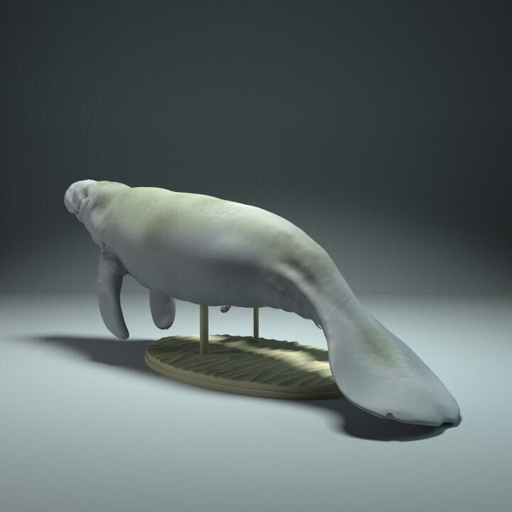 Manatee and calf - Animal Den Miniatures