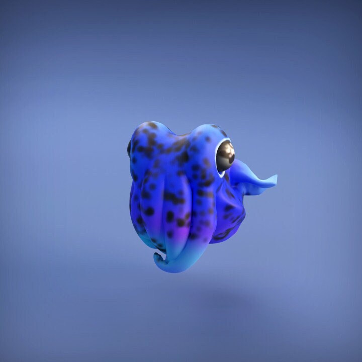 Bobtail Squid - Animal Den Miniatures